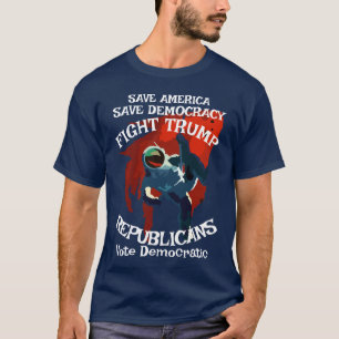 DHS FBI CBP Gavin Newsom Präsident Demokratisch x T-Shirt