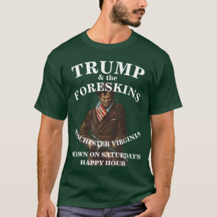 DHS Lügner Trump Bull Sperma Injektionen Brustwarz T-Shirt