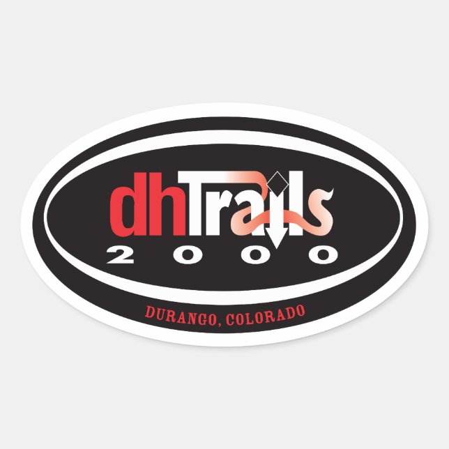 DHT2K Logo-Aufkleber Ovaler Aufkleber (Vorderseite)