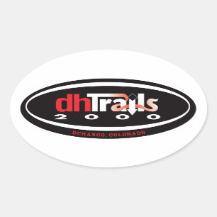 DHT2K Logo-Aufkleber Ovaler Aufkleber