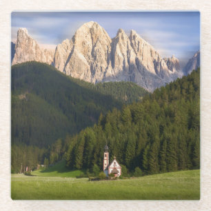 Di Funes St. Magdalena Val Glasuntersetzer