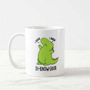 Di-know-saur Funny Dinosaur Pun Kaffeetasse