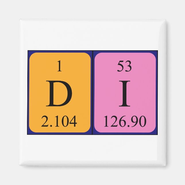 Di Periodenmagnet 1 Magnet (Vorne)