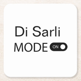 Di Sarli Modus lustig Tanguero Tango Marathon Rechteckiger Pappuntersetzer
