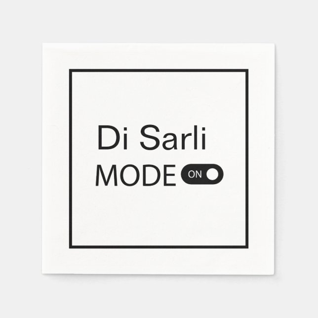 Di Sarli Modus lustig Tanguero Tango Marathon Serviette (Vorderseite)