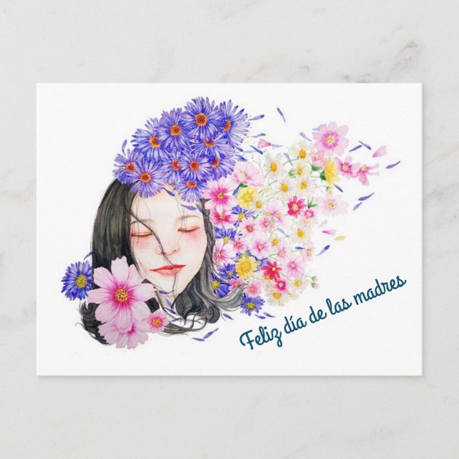 Día de las madres postkarte (Vorderseite)