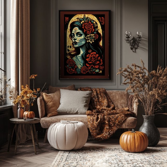 Dia de Los Muertos Art - Vintages Halloween Poster (Von Creator hochgeladen)