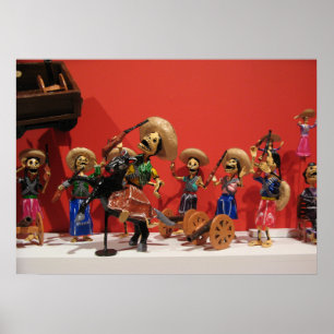 Dia de los Muertos Bandoleros Poster