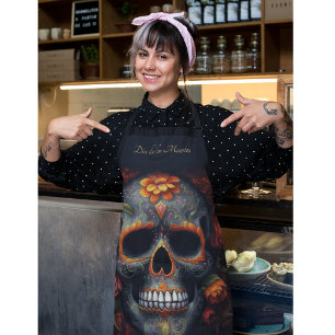 Dia de los Muertos bemalt Schädel anpassbar Schürze