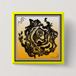 Dia de los muertos Button