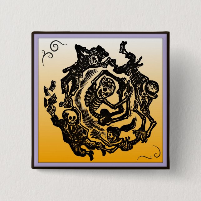 Dia de los muertos Button (Vorderseite)