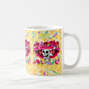 Dia De Los Muertos Calavera Catrina in Red Kaffeetasse