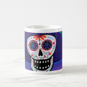 Dia de Los Muertos Catrina durch Prisarts Kaffeetasse