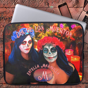 Dia de Los Muertos Catrinas 1718 Laptopschutzhülle
