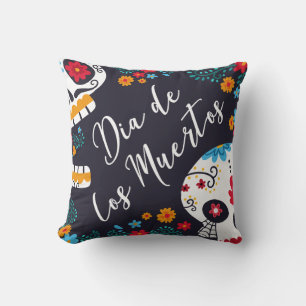 Dia de los Muertos coloré   Coussin décoratif