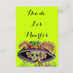 Dia de Los Muertos Day des invitations morts de