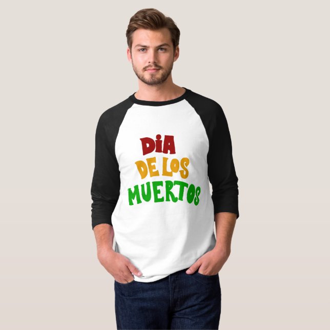 Dia De Los Muertos (Day if the Dead) T-Shirt (Vorne ganz)