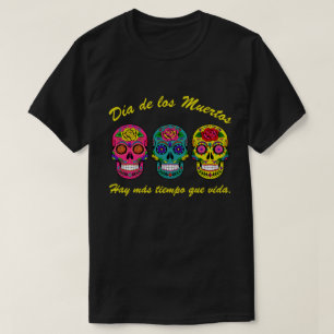 Día de Los Muertos drei zuckern Schädel Hallowee T-Shirt
