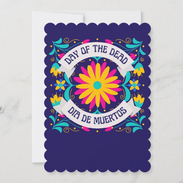 Dia De Los Muertos Einladung (Vorderseite)