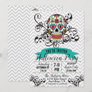 Dia de los Muertos-Einladung Einladung