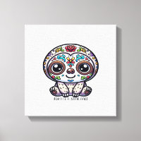 Dia De Los Muertos Faultier Aktives T-Shirt
