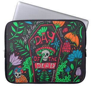 Dia de los Muertos: Festive Card Set Laptopschutzhülle