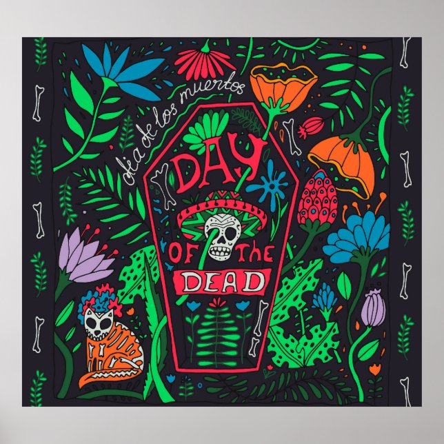 Dia de los Muertos: Festive Card Set Poster (Vorne)
