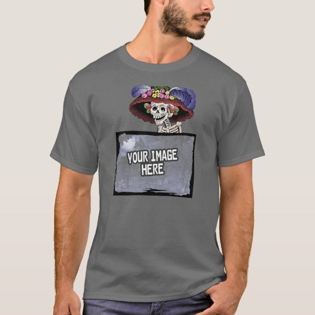 Dia de los Muertos Foto Frame [Shirt] T-Shirt (Vorderseite)