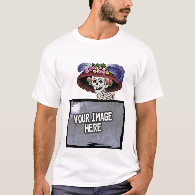 Dia de los Muertos Foto Frame [Shirt] T-Shirt (Vorderseite)
