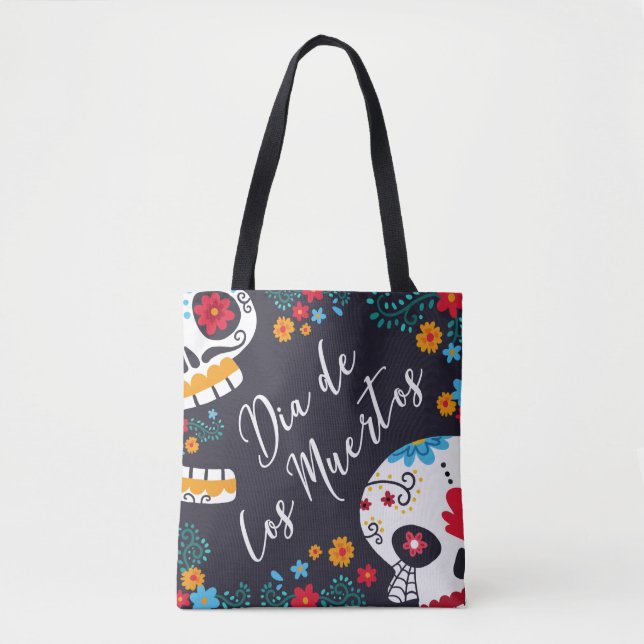 Dia de los Muertos| Gesamtbeutel Tasche (Vorderseite)