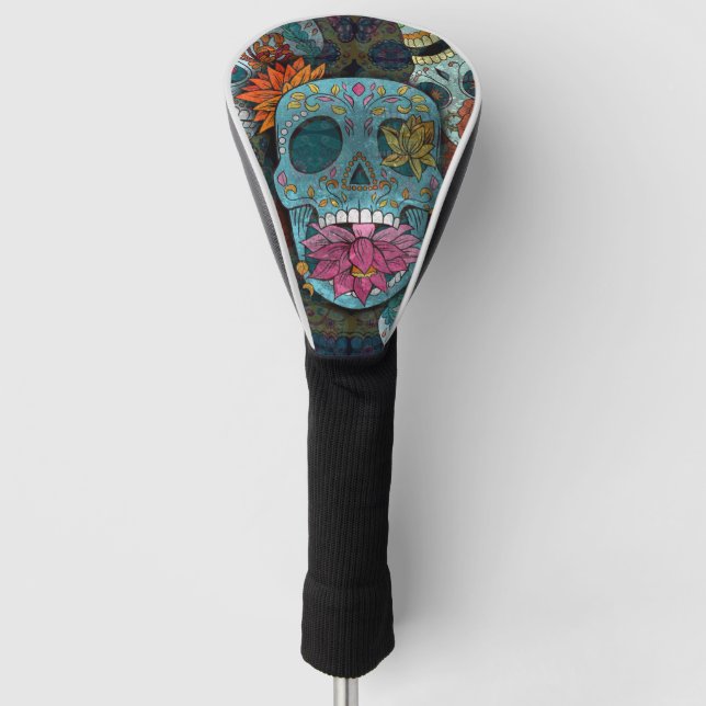 Dia De Los Muertos Golf Headcover (Vorderseite)