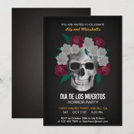 Dia de los Muertos Halloween-Party Einladung