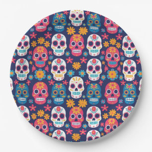 Dia de Los Muertos Halloween Pattern Paper Teller
