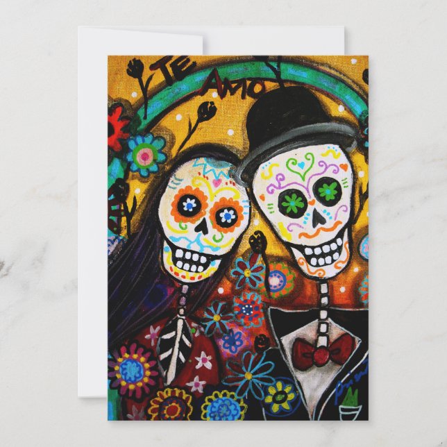 DIA DE LOS MUERTOS INVITATION EINLADUNG (Vorderseite)