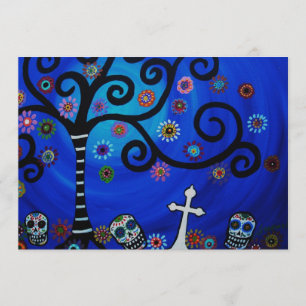 DIA DE LOS MUERTOS INVITATION EINLADUNG