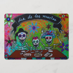 DIA DE LOS MUERTOS INVITATION EINLADUNG