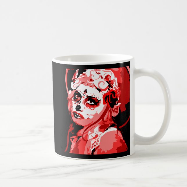 dia de los muertos kaffeetasse (Rechts)