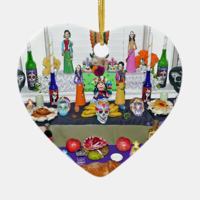 Dia de los Muertos Keramikornament (Vorne)