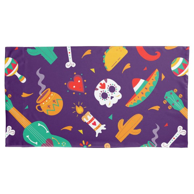 Dia De Los Muertos Kissenbezug (Vorderseite)