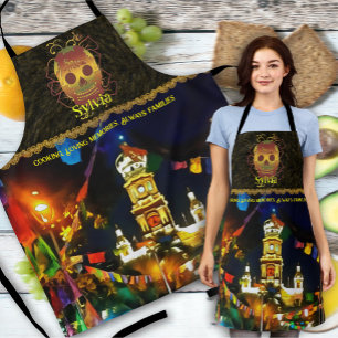 Dia de Los Muertos Kochen Liebevolle Erinnerungen Schürze