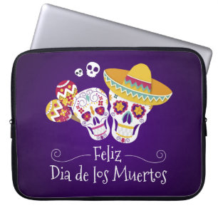 Dia de los Muertos Laptop - Sleeve