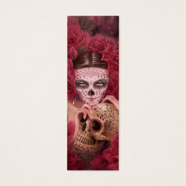 Dia de los Muertos Lesezeichen (Vorderseite)