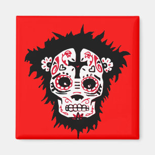 dia de los muertos magnet