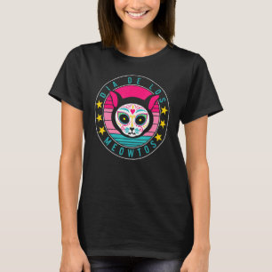 Dia De Los Muertos Meowtos Cat Sugar Skull Mexiko T-Shirt