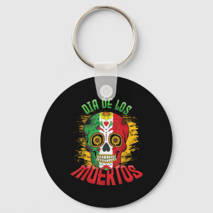 Dia De Los Muertos Mexikos Flagge Skull Cool Schlüsselanhänger