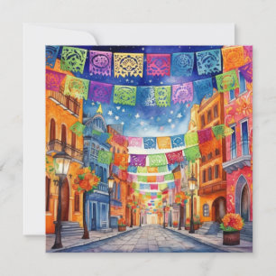 "Dia de los Muertos, Papel Picado Showcase Einladung