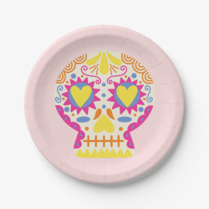 Dia de los Muertos Party Deco Pink Paper Teller