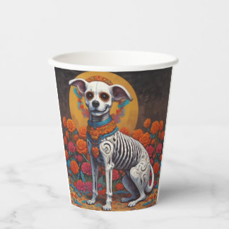 Dia De Los Muertos perro Pappbecher