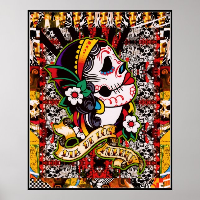 Dia De Los Muertos Poster (Vorne)