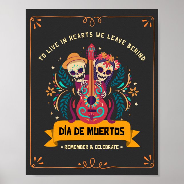 Dia De Los Muertos Poster (Vorne)